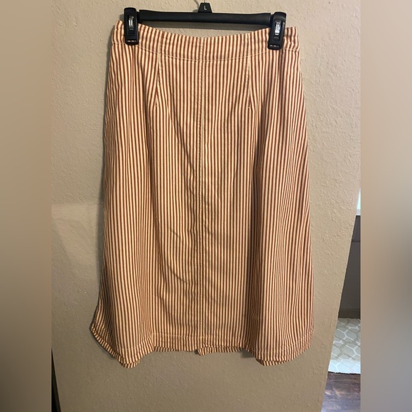 Madewell Striped Button-Down Skirt - Picture 5 of 7